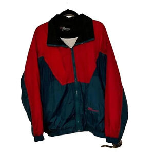 Vintage U.S. Athletics Men's XL Multicolor Windbreaker Jacket 90s Style